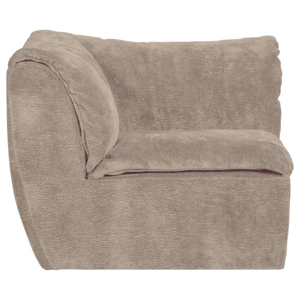 de eekhoorn BAGGY HOEKELEMENT 3D CHENILLE ZAND