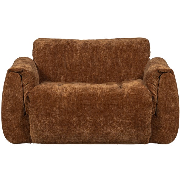 de eekhoorn BAGGY LOVESEAT 3D CHENILLE MIDDENBRUIN