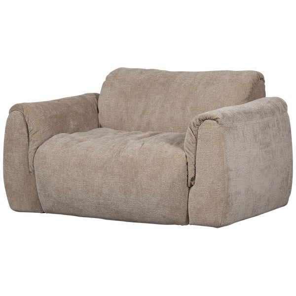 De Eekhoorn BAGGY LOVESEAT 3D CHENILLE ZAND