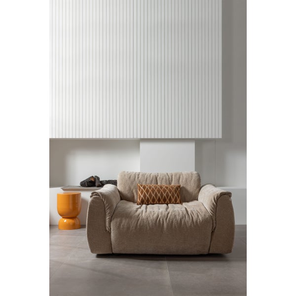 De Eekhoorn BAGGY LOVESEAT 3D CHENILLE ZAND