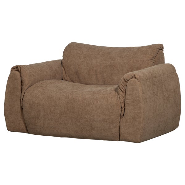 De Eekhoorn BAGGY LOVESEAT GEWEVEN CHENILLE BRUIN