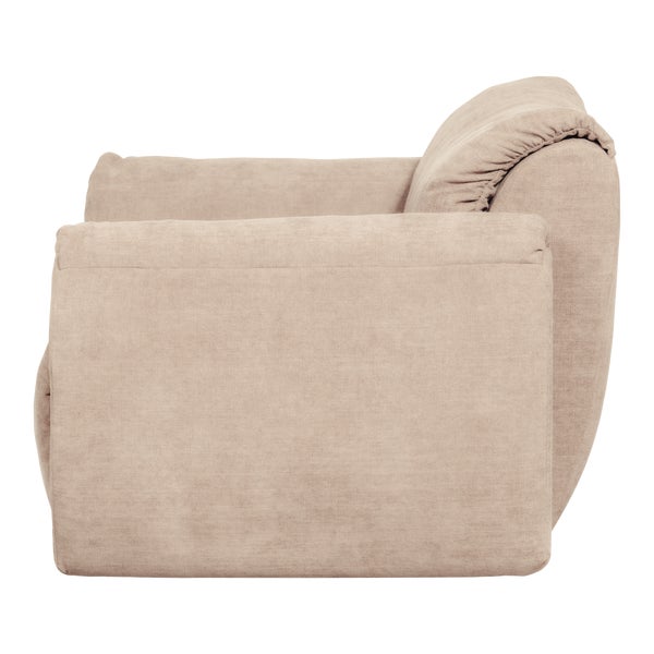 de eekhoorn BAGGY LOVESEAT GEWEVEN CHENILLE ZAND