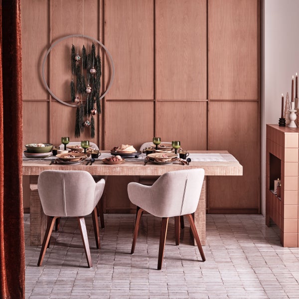 De Eekhoorn BASE EETKAMERSTOEL VELVET MELANGE ZAND