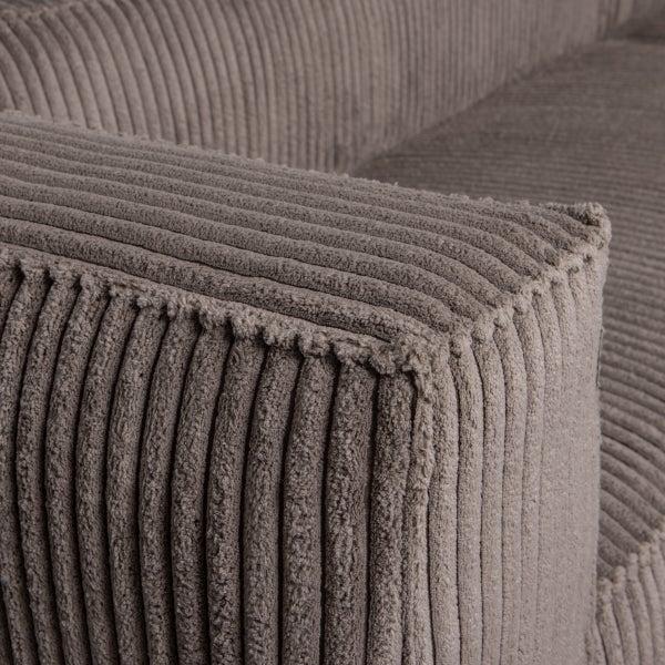 De Eekhoorn BEAN 3 5-ZITS BANK RIBSTOF MUD