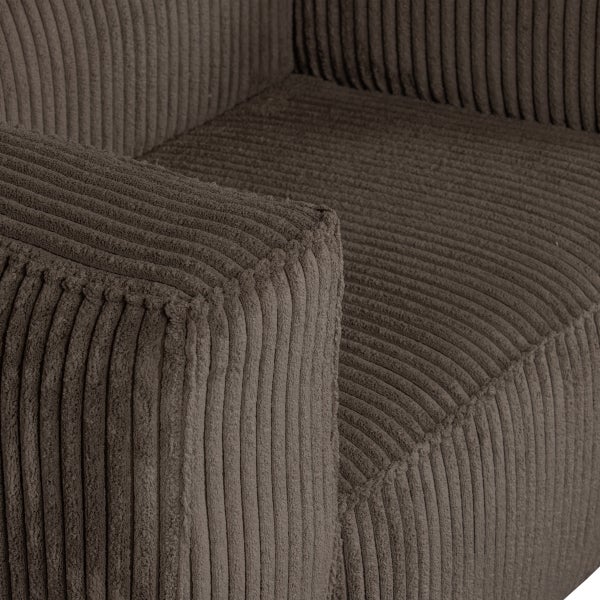 De Eekhoorn BEAN FAUTEUIL RIBSTOF MUD