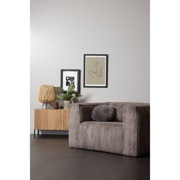 De Eekhoorn BEAN FAUTEUIL RIBSTOF TERRAZZO