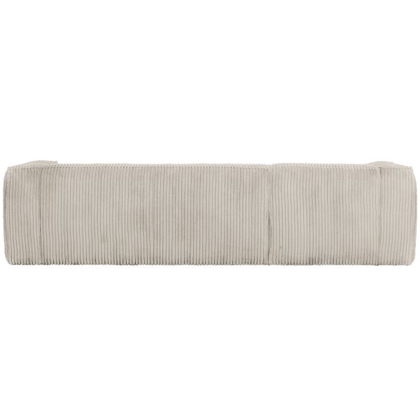 De Eekhoorn BEAN HOEKBANK LINKS RIBSTOF NATUREL