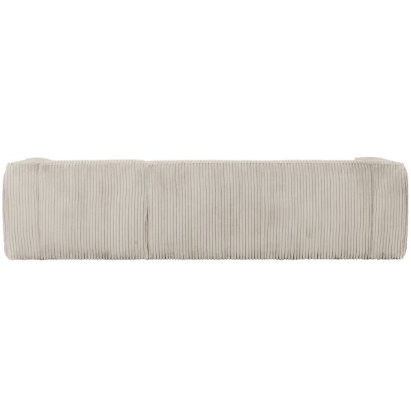 De Eekhoorn BEAN HOEKBANK RECHTS RIBSTOF NATUREL