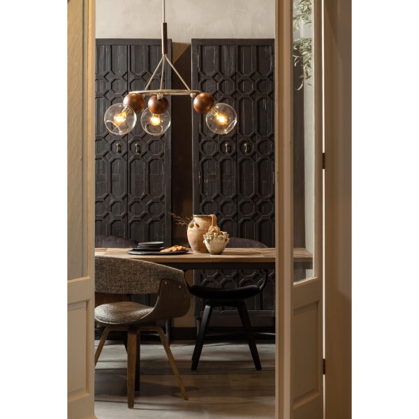 De Eekhoorn BEQUEST HOGE KAST HOUT ZWART