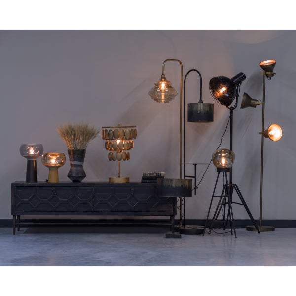 De Eekhoorn BEQUEST TV MEUBEL HOUT ZWART 160 CM