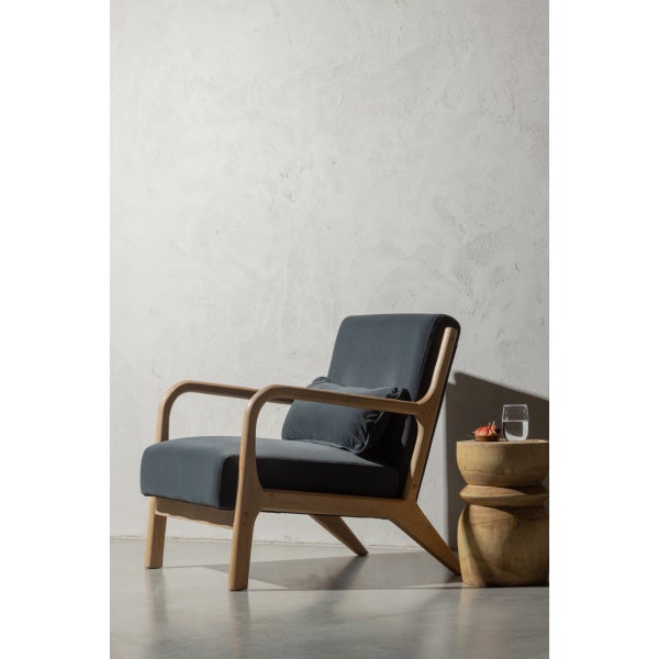 De Eekhoorn BIKKEL KRUK HOUT NATUREL 40XØ28 CM