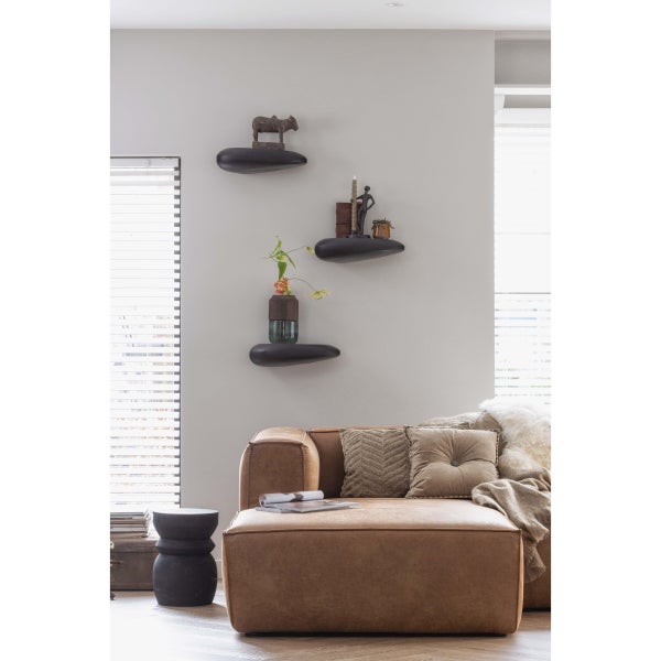 De Eekhoorn BIKKEL KRUK HOUT ZWART 40XØ28 CM