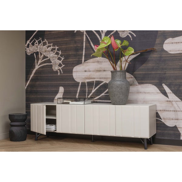 De Eekhoorn BIKKEL KRUK HOUT ZWART 40XØ28 CM