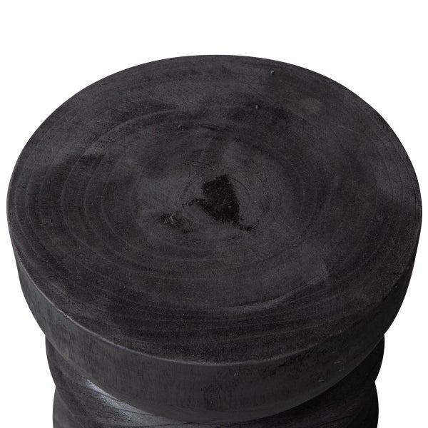 de eekhoorn BIKKEL KRUK HOUT ZWART 40XØ28 CM