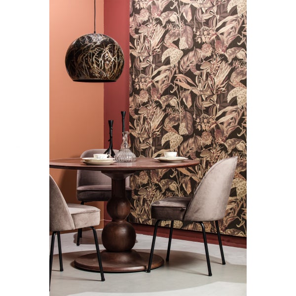 De Eekhoorn BLANCO EETTAFEL Ø120 CM MANGO WALNOOT