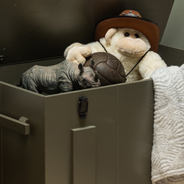 De Eekhoorn BOBBY OPBERGKIST GRENEN FOREST [fsc]