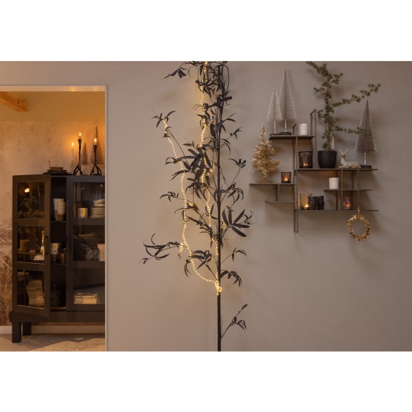 De Eekhoorn BONK VITRINEKAST GRENEN MATZWART [fsc]