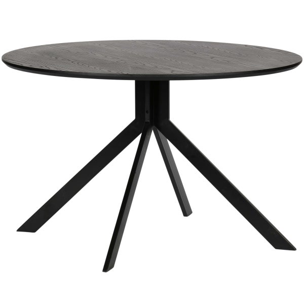 De Eekhoorn BRUNO EETTAFEL ROND MDF ZWART Ø120 CM