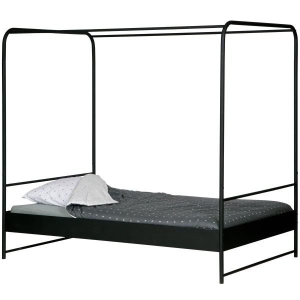 De Eekhoorn BUNK HEMELBED METAAL ZWART 120X200 CM