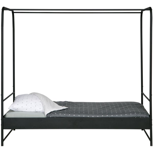 De Eekhoorn BUNK HEMELBED METAAL ZWART 120X200 CM