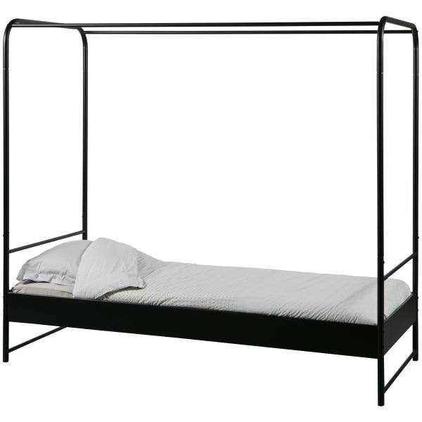 De Eekhoorn BUNK HEMELBED METAAL ZWART 90X200 CM