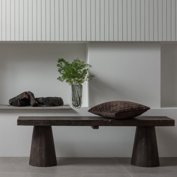 De Eekhoorn CLYDE BANKJE HOUT DONKERBRUIN