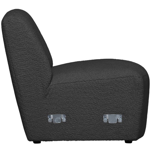 De Eekhoorn COCO 1-ZITS ELEMENT BOUCLÉ DONKERGRIJS