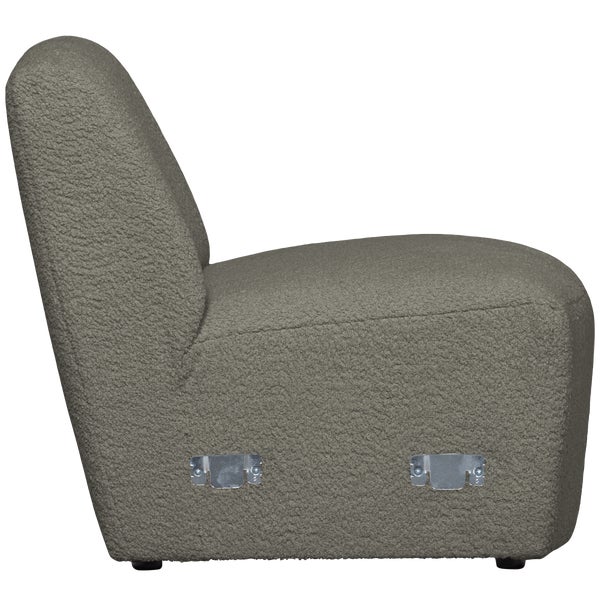 De Eekhoorn COCO 1-ZITS ELEMENT BOUCLÉ WARM GROEN