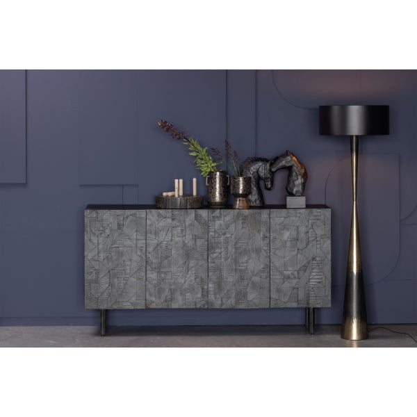 De Eekhoorn COUNTER DRESSOIR HOUT ZWART