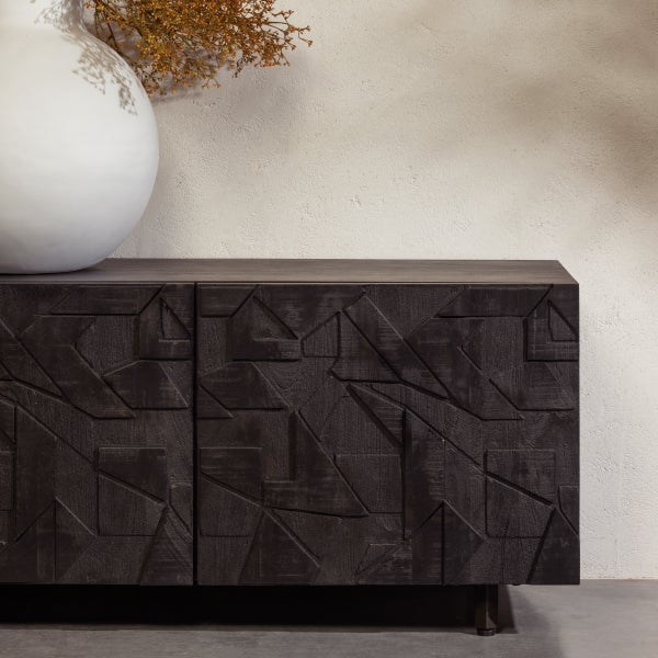 De Eekhoorn COUNTER TV MEUBEL MANGO ZWART