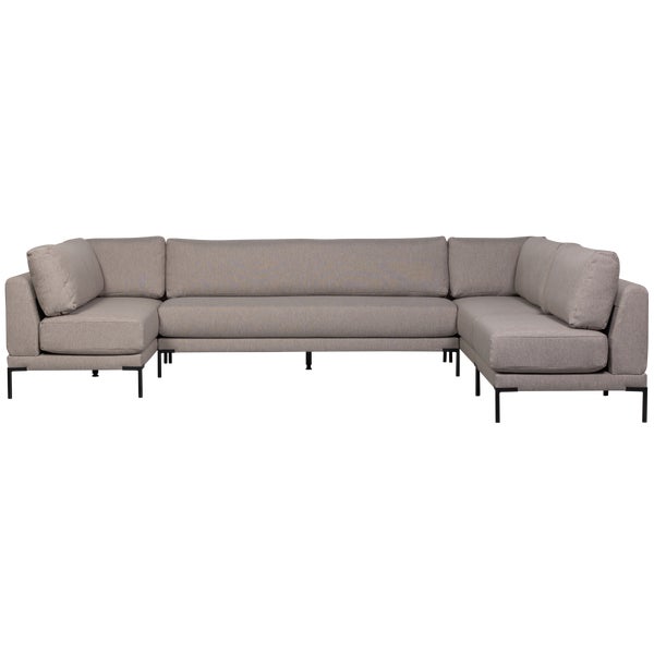 De Eekhoorn COUPLE EETBANK ELEMENT 100 CM TAUPE