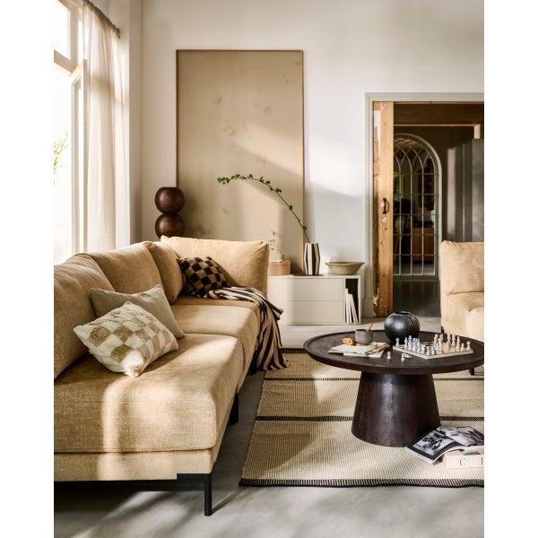 De Eekhoorn COUPLE LOVESEAT ELEMENT BUTTER MELANGE