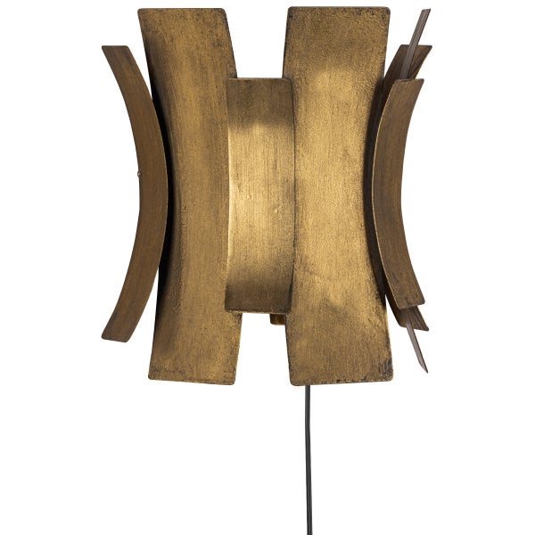 De Eekhoorn COURSE WANDLAMP METAAL ANTIQUE BRASS