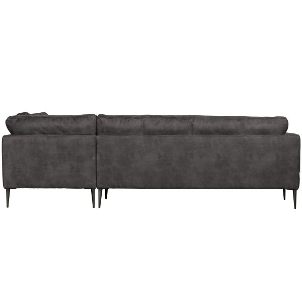 De Eekhoorn CREW HOEKBANK RECHTS SUEDE DONKERGRIJS