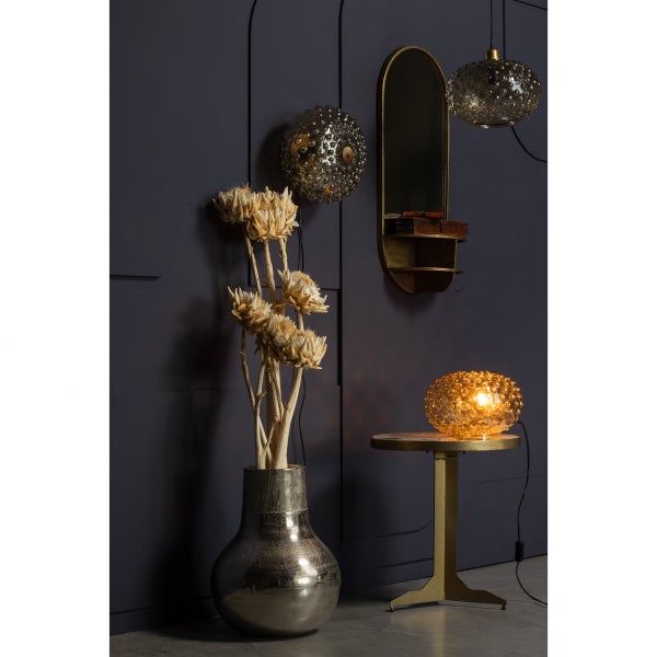 De Eekhoorn CUTE BIJZETTAFEL MARMER ANTIQUE BRASS