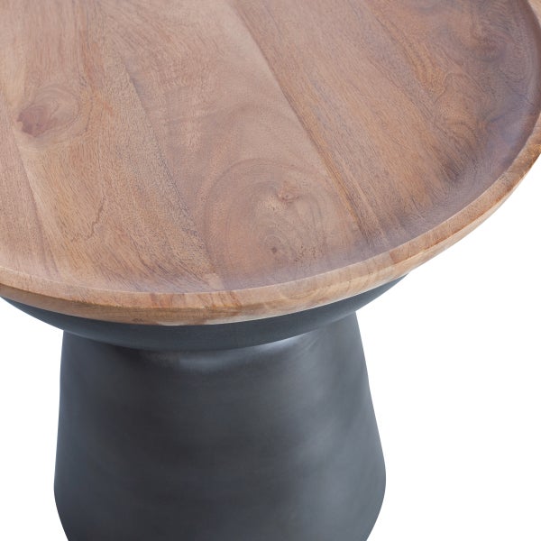 De Eekhoorn DANA BIJZETTAFEL HOUT/METAAL ZWART