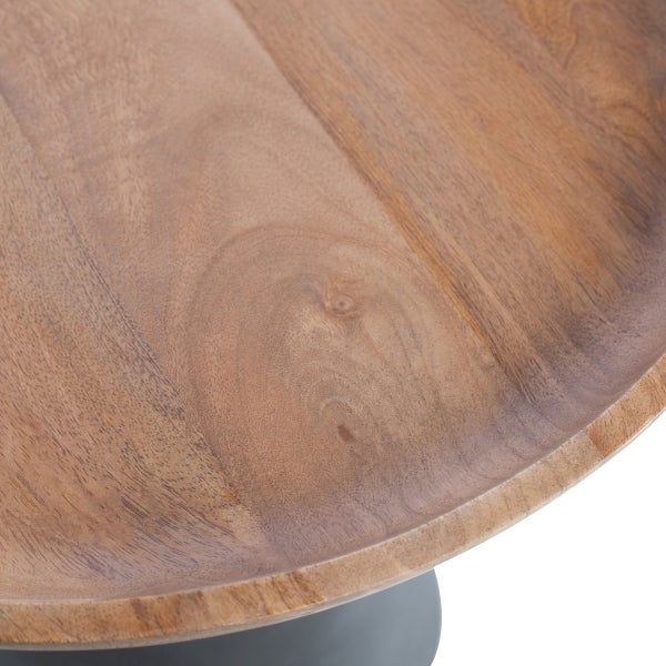 de eekhoorn DANA BIJZETTAFEL HOUT/METAAL ZWART