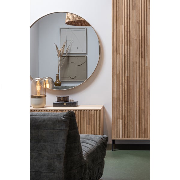 De Eekhoorn DOUTZEN SPIEGEL METAAL GOUD Ø115 CM