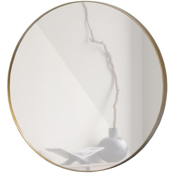 de eekhoorn DOUTZEN SPIEGEL METAAL GOUD Ø80 CM