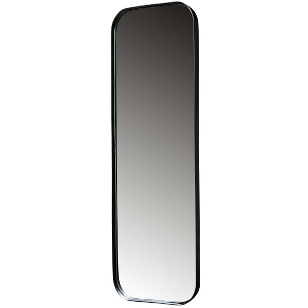 de eekhoorn DOUTZEN SPIEGEL METAAL ZWART 170X40 CM