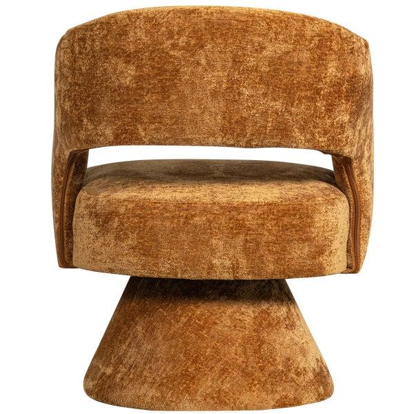 De Eekhoorn EBBA DRAAIFAUTEUIL CHENILLE TERRA