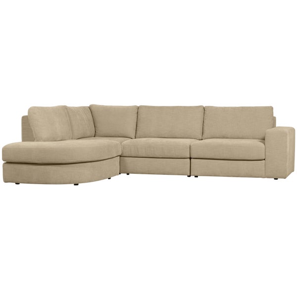 de eekhoorn FAMILY HOEKBANK RONDING LINKS ZAND