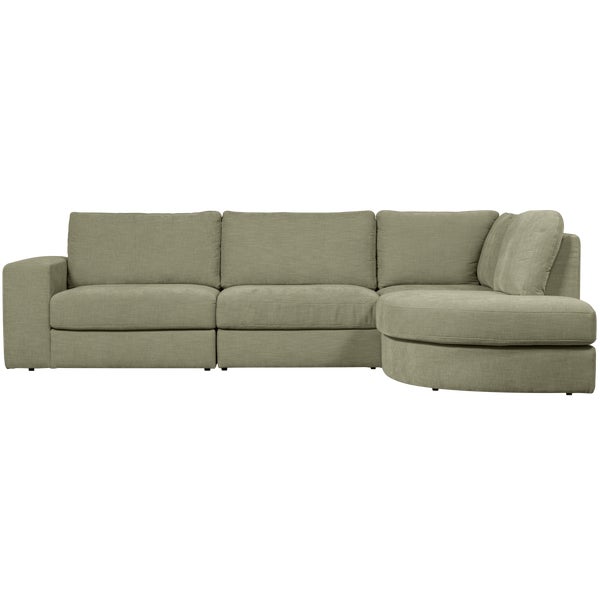 De Eekhoorn FAMILY HOEKBANK RONDING RECHTS GROEN