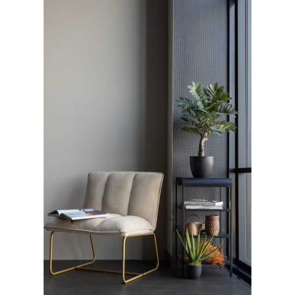 De Eekhoorn FIE FAUTEUIL RIBSTOF ZAND