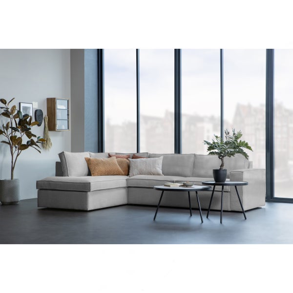 De Eekhoorn FREDDIE HOEKBANK LINKS NATUREL