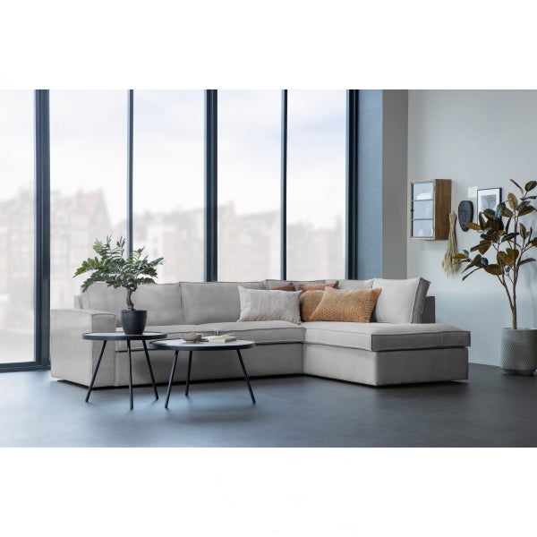 De Eekhoorn FREDDIE HOEKBANK RECHTS NATUREL