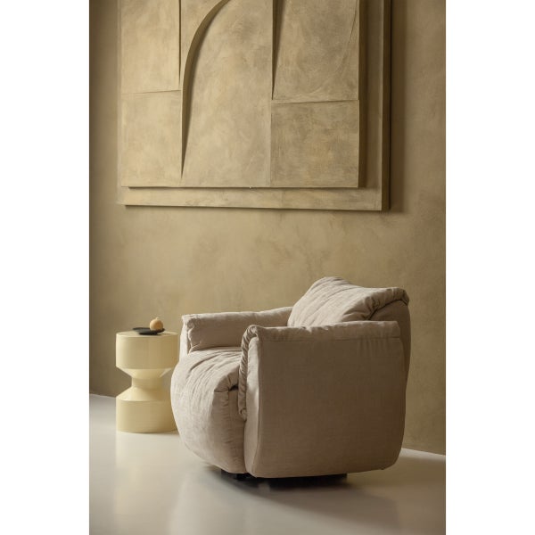 De Eekhoorn HIDDE BIJZETTAFEL METAAL GEEL