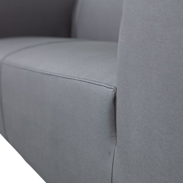 De Eekhoorn HOLLANDIA HOEKBANK TUIN CARBON GRIJS