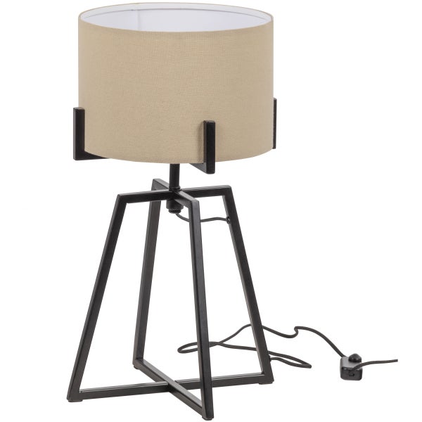 De Eekhoorn HOLLY TAFELLAMP ZWART/NATUREL