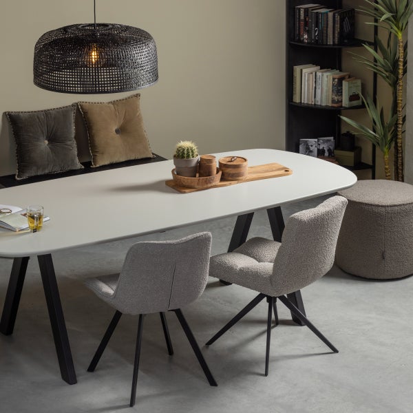 De Eekhoorn IMME BANKJE HOUT ZWART 110 CM